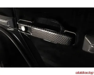 Auto Tecknic Dry Carbon Fiber Door Handle Trims Gloss for Mercedes-Benz G-Class W463A 2020-2025 - ATK-MB-0205-W464