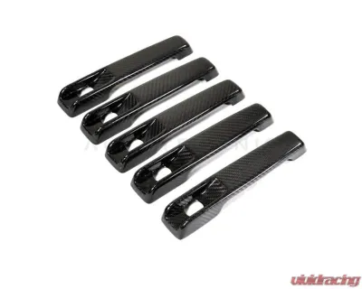 Auto Tecknic Dry Carbon Fiber Door Handle Trims Gloss for Mercedes-Benz G-Class W463A 2020-2025 - ATK-MB-0205-W464