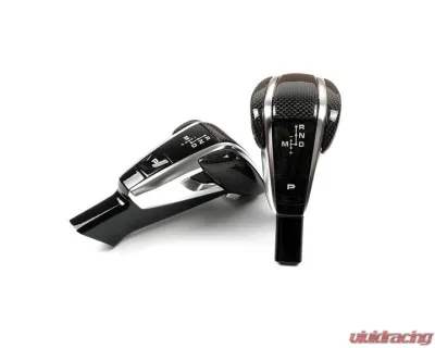 Auto Tecknic Carbon Fiber Shift Lever Black for Porsche Cayenne 2018-2025 9Y0 | 9Y0.2 - ATK-PR-0020-9Y0-B
