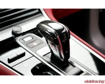 Auto Tecknic Carbon Fiber Shift Lever for Porsche Cayenne 9Y0 | 9Y0.2 2018-2025 - ATK-PR-0020-9Y0-S