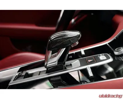 Auto Tecknic Carbon Fiber Shift Lever for Porsche Cayenne 9Y0 | 9Y0.2 2018-2025 - ATK-PR-0020-9Y0-S