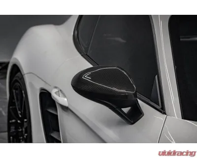 Auto Tecknic Carbon Fiber Mirror Covers for Porsche 718 Cayman 2017-2023 - ATK-PR-0024