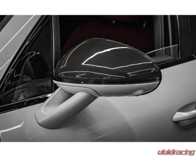 Auto Tecknic Replacement Dry Carbon Mirror Covers for Porsche Macan 2014-2024 - ATK-PR-0027
