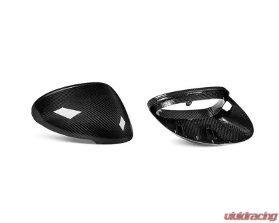 Auto Tecknic Replacement Dry Carbon Mirror Covers for Porsche Macan 2014-2024 - ATK-PR-0027
