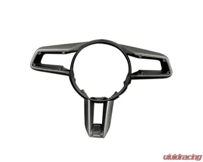 Auto Tecknic Carbon Fiber Steering Wheel Trim for Porsche 911 | 992 (2019-2025) - ATK-PR-0045