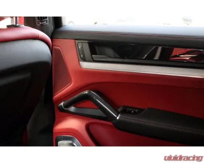 Auto Tecknic Carbon Fiber Interior Handle Set Gloss for Porsche Cayenne 2019-2025 - ATK-PR-0046-GF