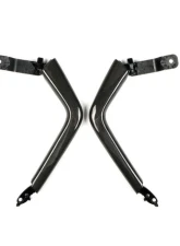 Auto Tecknic Carbon Fiber Interior Handle Set Gloss for Porsche Cayenne 2019-2025                                     - ATK-PR-0046-GF - Image 4