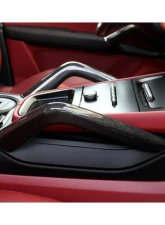 Auto Tecknic Carbon Fiber Interior Handle Set Gloss for Porsche Cayenne 2019-2025                                     - ATK-PR-0046-GF - Image 6