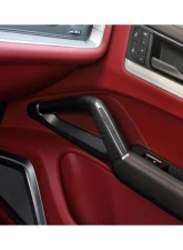 Auto Tecknic Carbon Fiber Interior Handle Set Satin for Porsche Cayenne 2019-2025                                     - ATK-PR-0046-SF - Image 8