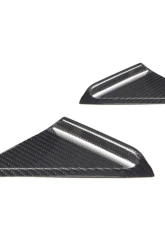 Auto Tecknic Dry Carbon Side Mirror Wind Deflector Set Gloss Finish for Porsche 992 2018-2025                                     - ATK-PR-0047-G - Image 3