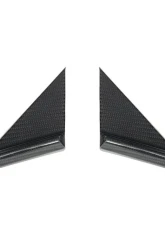 Auto Tecknic Dry Carbon Side Mirror Wind Deflector Set Matte Finish for Porsche 992 2018-2025                                     - ATK-PR-0047-M - Image 2