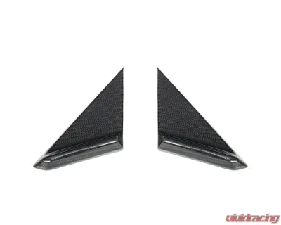 Auto Tecknic Dry Carbon Side Mirror Wind Deflector Set Matte Finish for Porsche 992 2018-2025 - ATK-PR-0047-M