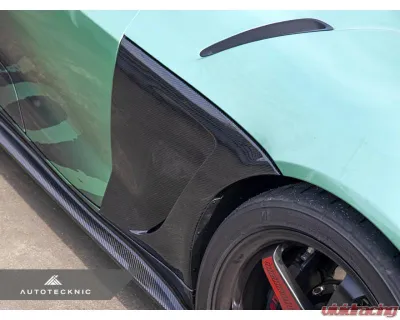 Auto Tecknic Dry Carbon V1 Fender Set for Toyota A90 Supra 2020-2025, Lightweight Carbon Fiber - ATK-TO-0012