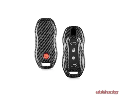AutoTecknic Dry Carbon Fiber Key Remote Trim Porsche Macan EV 2024+ - ATK-PR-0060-BC