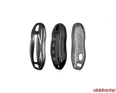 AutoTecknic Dry Carbon Fiber Key Remote Trim Porsche Macan EV 2024+ - ATK-PR-0060-BC