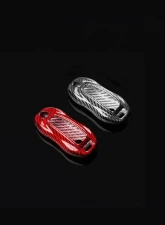 AutoTecknic Dry Carbon Fiber Key Remote Trim Porsche Macan EV 2024+                                     - ATK-PR-0060-BC - Image 4