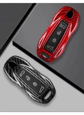 AutoTecknic Dry Carbon Fiber Key Remote Trim Porsche Macan EV 2024+                                     - ATK-PR-0060-BC - Image 5