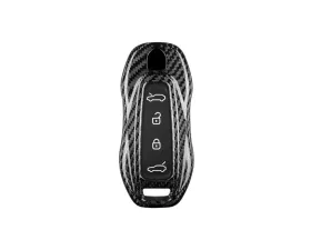 AutoTecknic Dry Carbon Fiber Key Remote Trim Porsche Macan EV 2024+