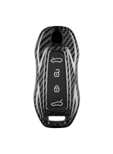 AutoTecknic Dry Carbon Fiber Key Remote Trim Porsche Macan EV 2024+                                     - ATK-PR-0060-BC - Image 5