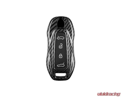 AutoTecknic Dry Carbon Fiber Key Remote Trim Porsche Macan EV 2024+ - ATK-PR-0060-BC