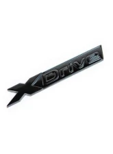 IND Distribution Matte Black Painted Xdrive Trunk Emblem BMW M850i G15 2019-2025                                     - IND-G15XD-TB-MB - Image 2