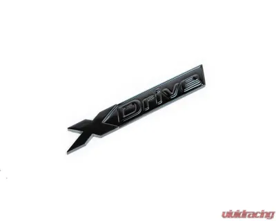 IND Distribution Matte Black Painted Xdrive Trunk Emblem BMW M850i G15 2019-2025 - IND-G15XD-TB-MB