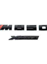 IND Distribution Matte Black Painted Xdrive Trunk Emblem BMW M850i G15 2019-2025                                     - IND-G15XD-TB-MB - Image 3