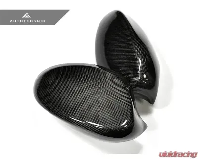 AutoTecknic Full Replacement Carbon Fiber Mirror Covers BMW E92 Coupe | E93 Cabrio | Pre-LCI 3 Series 2000-2006 - BM-0150