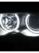 AutoTecknic 66 Led Angel Eyes Halo Kit BMW E46 3-Series Pre-Facelift Coupe/Sedan 1999-2005                                     - BM-0163 - Image 3