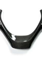 AutoTecknic Carbon Fiber Steering Wheel Trim BMW F20 | F21 120d xDrive 5 doors 12-15                                     - BM-0198 - Image 2