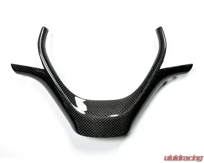 AutoTecknic Carbon Fiber Steering Wheel Trim BMW F20 | F21 120d xDrive 5 doors 12-15 - BM-0198