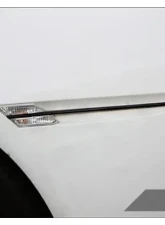 AutoTecknic Replacement ABS Matte Black Fender Slats BMW E63 Coupe | E64 Cabrio | 6 Series 2004-2011                                     - BM-0203 - Image 2