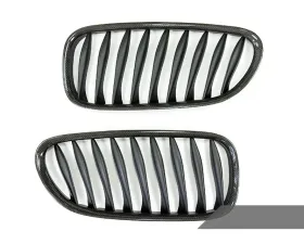 AutoTecknic Replacement Real Carbon Fiber Front Grilles BMW E85 Coupe | E86 Cabrio | Z4 Series | Z4M 2003-2008