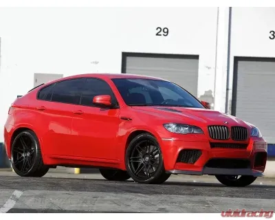 AutoTecknic Replacement ABS Stealth Black Front Grilles BMW E70 | E71 2007-2014 - BM-0224