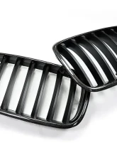 AutoTecknic Replacement Real Carbon Fiber Front Grilles BMW E70 | E71 2007-2014                                     - BM-0226 - Image 2