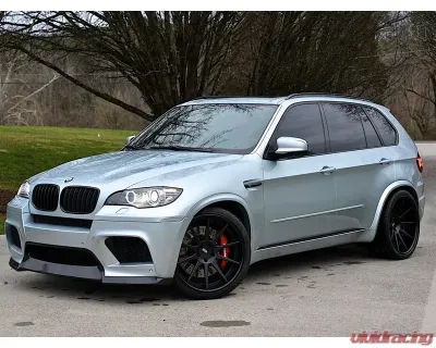 AutoTecknic Replacement Real Carbon Fiber Front Grilles BMW E70 | E71 2007-2014 - BM-0226