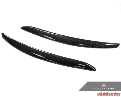 AutoTecknic Carbon Fiber Headlight Cover BMW M3 3-Series E92 | E93 2005-2013 - BM-0236-CF