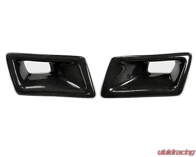 AutoTecknic Carbon Fiber Dual Air Ducts Nissan 350Z 2007-2008 - NS-0020-HR