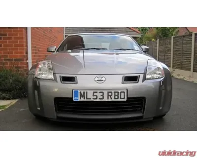 AutoTecknic Carbon Fiber Dual Air Ducts Nissan 350Z 2007-2008 - NS-0020-HR