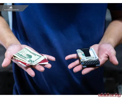 AutoTecknic Dry Carbon Fiber Cascade Wallet - UN-0017