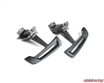 AutoTecknic Magnetic RS Shift Paddles w/ Red Shift Indicator Porsche 992 | 971.2 | 95B.2 | 9Y0.2 - ATK-PR-0036-RS-B-R