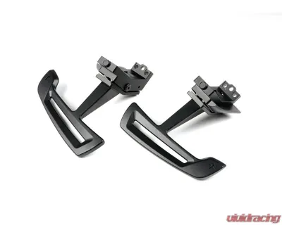 AutoTecknic Magnetic RS Shift Paddles w/ Red Shift Indicator Porsche 992 | 971.2 | 95B.2 | 9Y0.2 - ATK-PR-0036-RS-B-R
