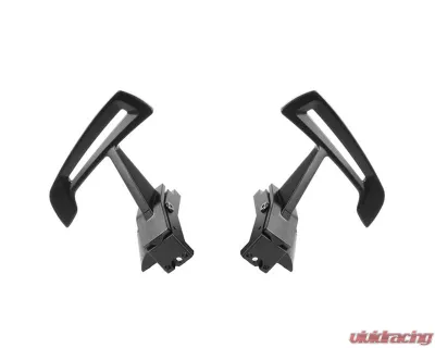 AutoTecknic Magnetic RS Shift Paddles w/ Red Shift Indicator Porsche 992 | 971.2 | 95B.2 | 9Y0.2 - ATK-PR-0036-RS-B-R