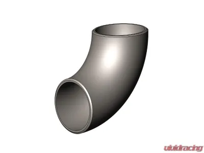 Powerhouse Racing 3.0inch OD | .135 Thick | 2.25 CLR | 90 degrees Raw Cast Aluminum Elbow - FB.05.AL.300.135.225.90.R