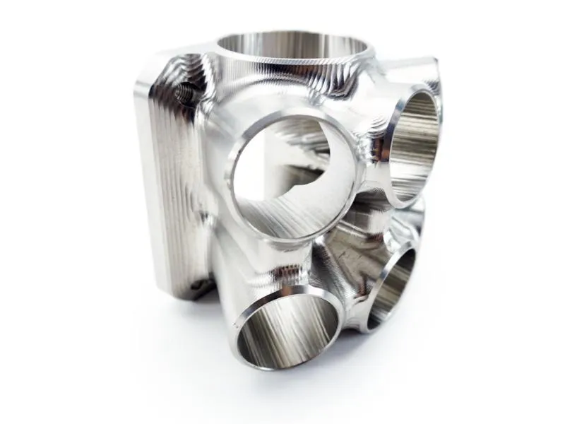 Powerhouse Racing Billet Machined 2.16inch ID Single WG Outlet Single Scroll Collector for S45 Manifold - FB.06.SS.B.T4.S.6.168.1.216