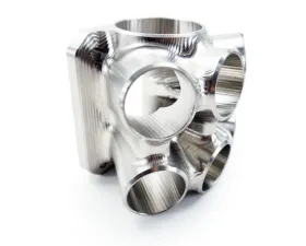 Powerhouse Racing Billet Machined 1.25inch SCH10 Inlets 1.44inch ID Dual WG Outlet Twin Scroll Collector