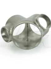 Powerhouse Racing 304 Stainless Steel 3.26inch Outlet Single Scroll Cast Collector                                     - FB.06.SS.C.326.S.2.264.2.166 - Image 3
