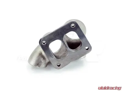 Powerhouse Racing Billet Machined 1.68inch ID Dual WG Outlets Twin Scroll Collector - FB.06.SS.C.T4.T.2.216.2.168