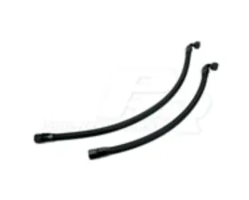 Powerhouse Racing -12AN Black Braided Line Black Hose Ends Breather Lines for Gen 2 Breather Tank Toyota Supra LHD | RHD