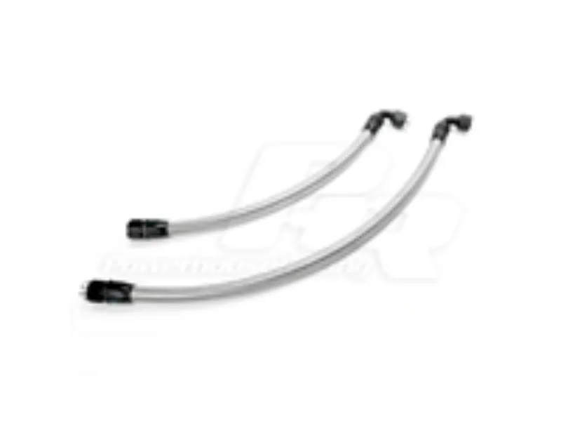 Powerhouse Racing -12AN Stainless Braided Line Black Hose Ends Breather Lines for XTM Breather Tank Toyota Supra LHD | RHD - FT 01011038.B.BK